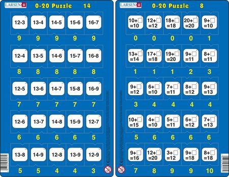 MATH11 - 0-20 Puzzle 14 & 8