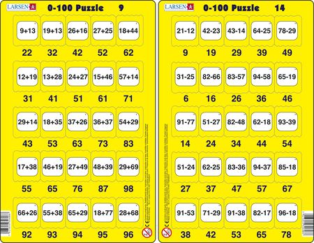 MATH19 - 0-100 Puzzle 9 & 14