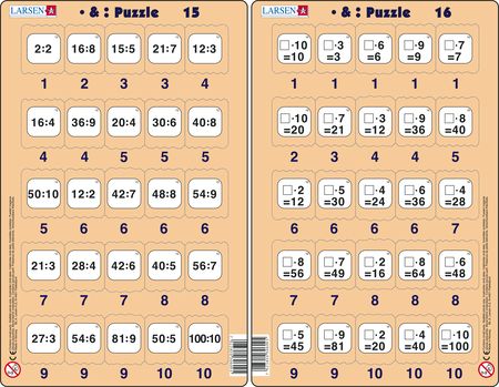 MATH29 - • & : Puzzle 15 & 16