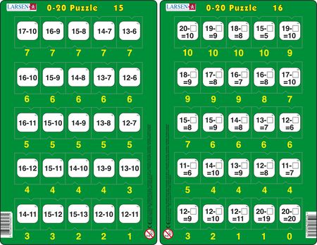 MATH30 - 0-20 Puzzle 15 & 16