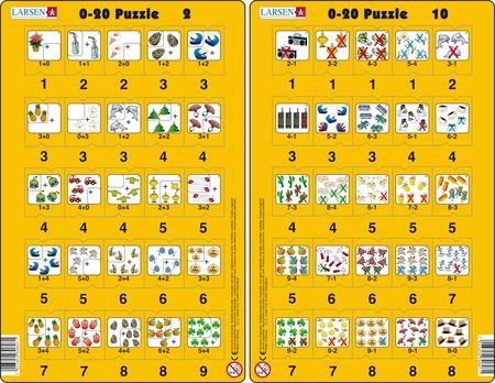 MATH8 - 0-20 Puzzle 2 & 10