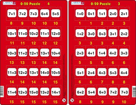 MATH9 - 0-20 Puzzle 4 & 3