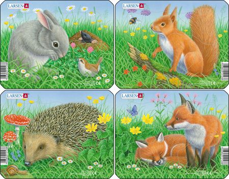 Z12 - Rabbit, Squirrel, Hedgehog, Fox